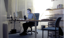 Nicolas au travail chez LunaWeb en 2008
