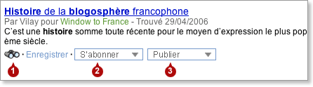 Fonctions Blogs du moteur de recherche Ask.com