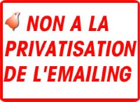 Non à la privatisation du terme Emailing