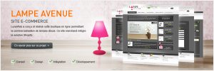 Le projet de site e-commerce Lampe Avenue