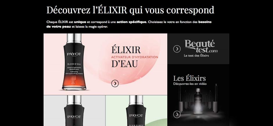 Élixir Payot produit