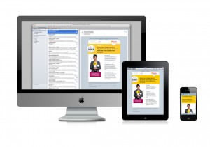 Newsletter Harmonie en responsive webdesign ou web adaptatif multi-plateformes