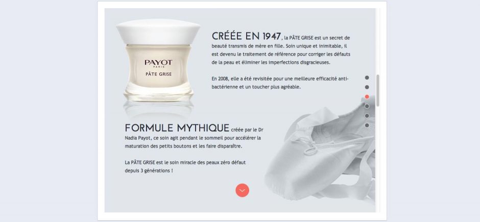 produit payot pate grise