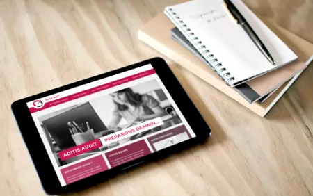 Site Aditis conçu en responsive Design par LunaWeb