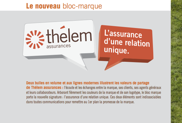 Le nouveau bloc marque de Thélem assurances