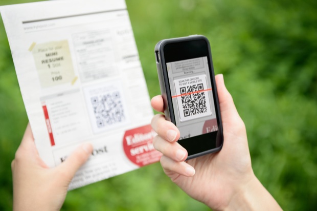 Un QRcode sonné par smartphone depuis un papier