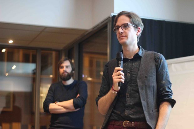 Colin Fay en conférence avec UX Rennes