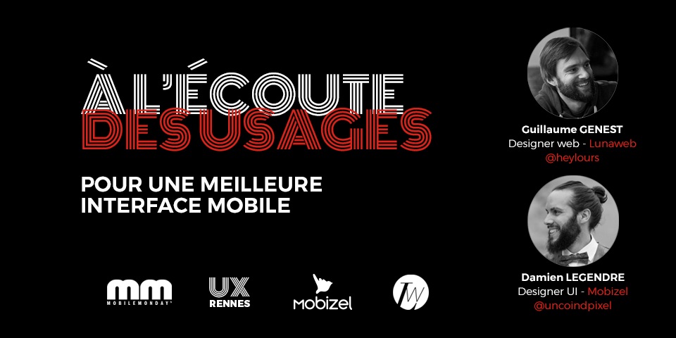 Conférence UX Rennes, Mobizel, LunaWeb de l'UX dans le Mobile