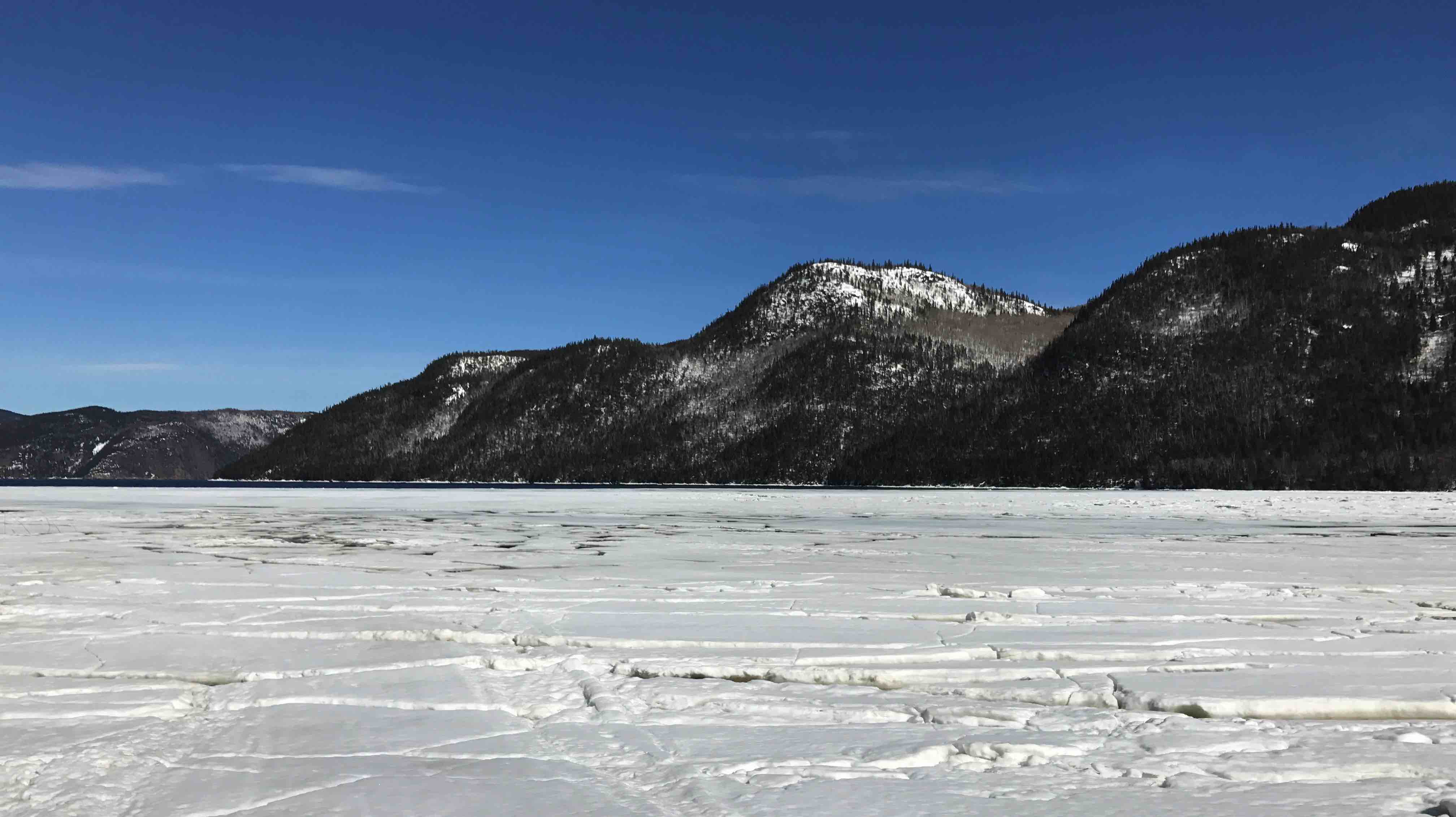 Vue magnifique de la Province de Québec pour le déplacement de l'équipe LunaWeb