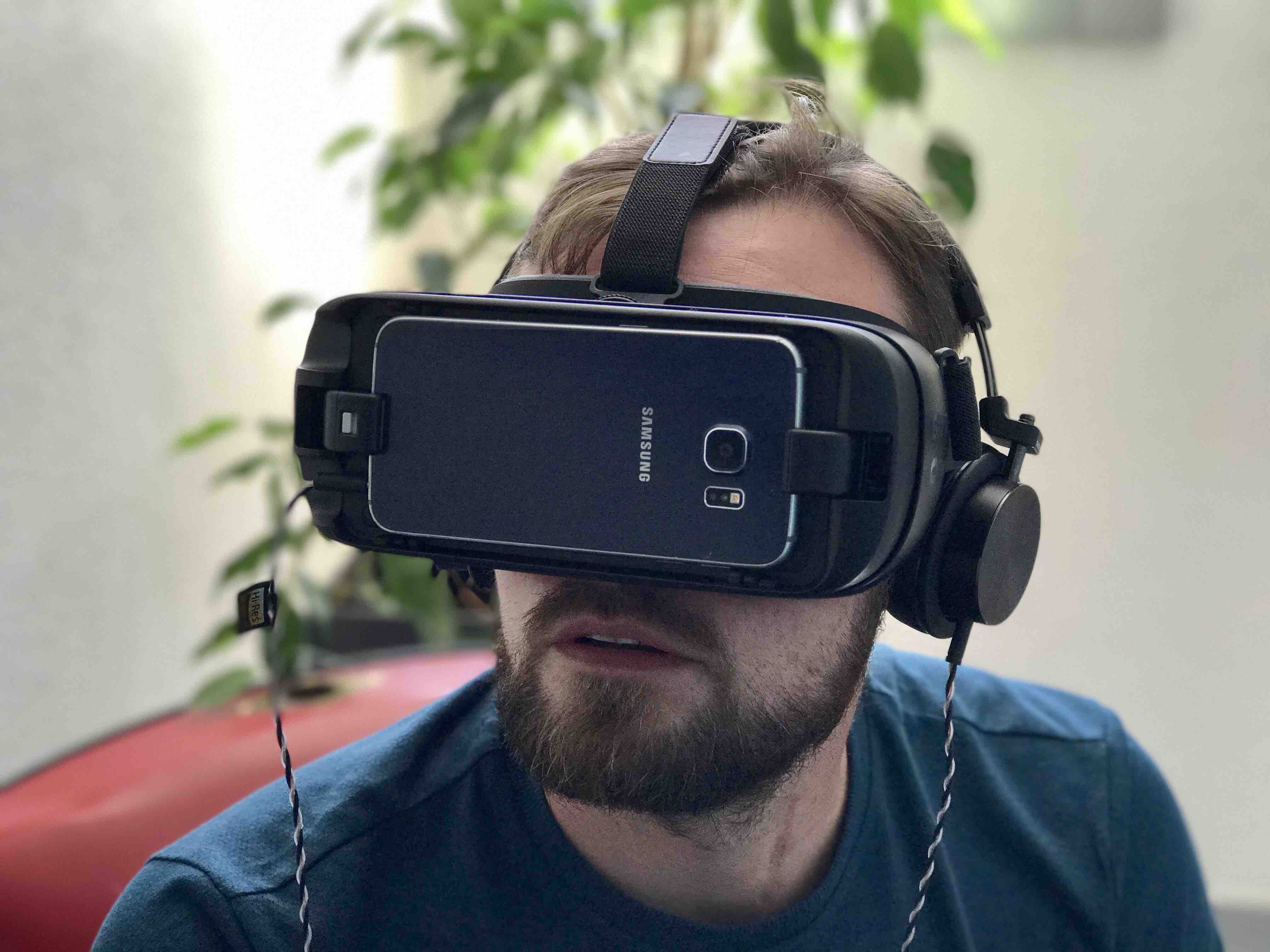 Notre chef de projet Guillaume sur un projet de Virtual Reality