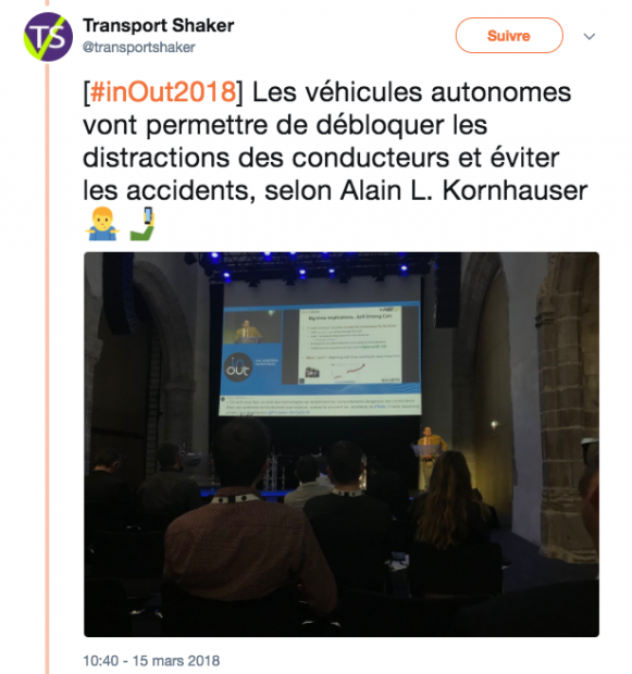 Véhicules autonomes InOut 2018 - lunaweb