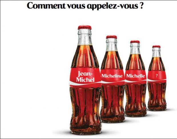 exemple de personnalisation avec la marque Coca-Cola - LunaWeb