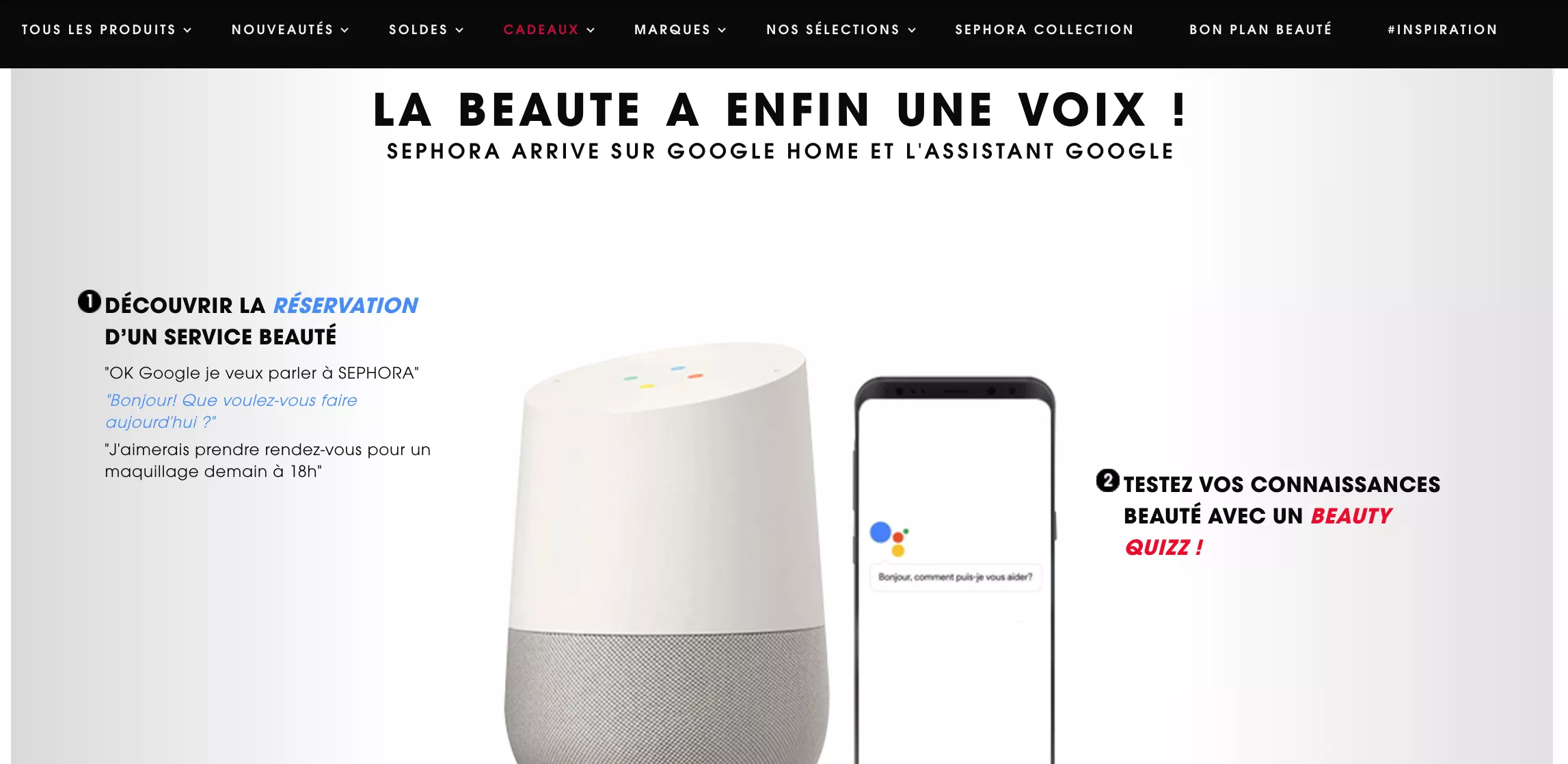 Sephora-et-son-google-home