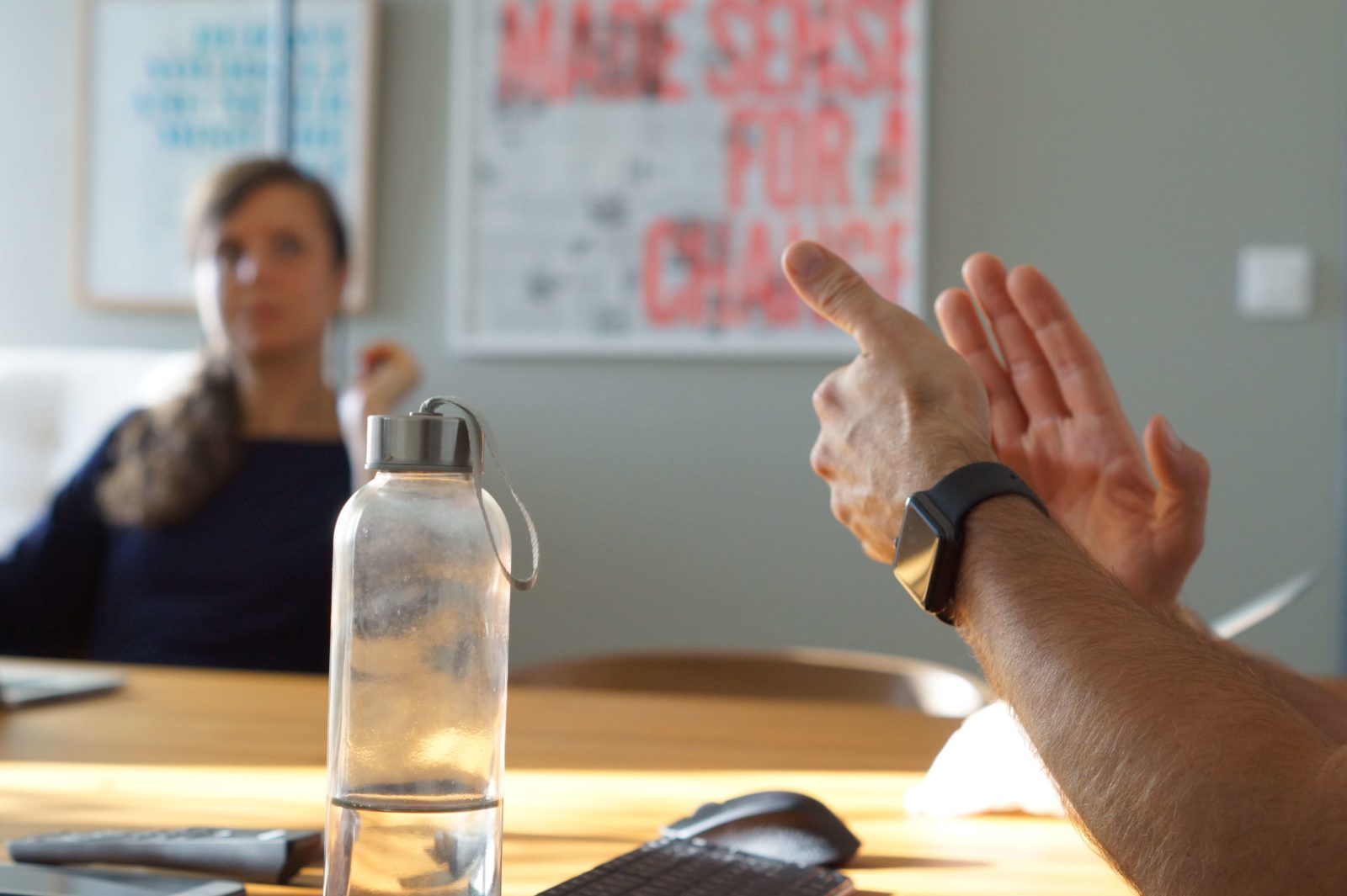 Réunion technique chez Agence LunaWeb