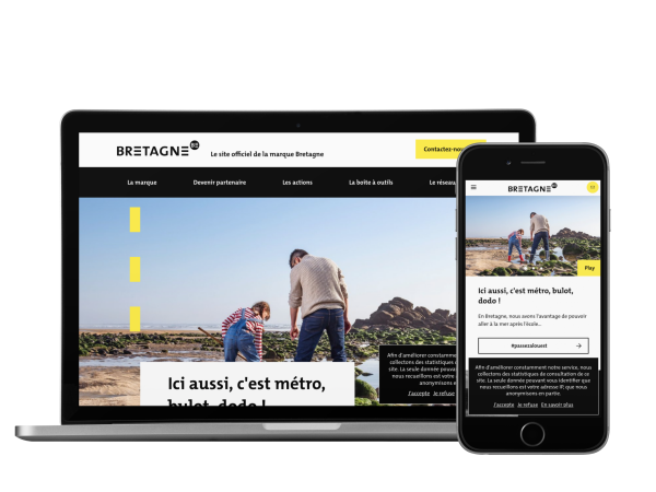 Marque bretagne responsive design