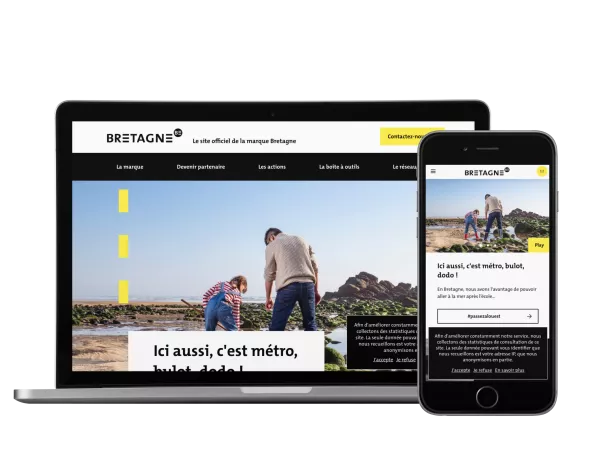 Marque bretagne responsive design