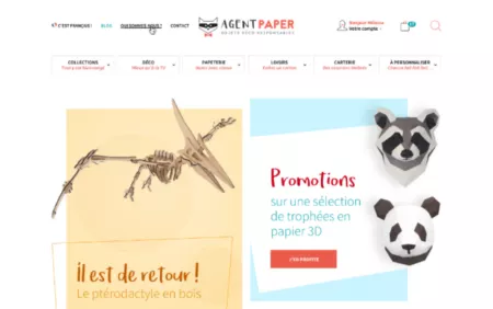 Webdesign de Agent Paper