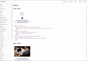 LunaWeb style guide : composant