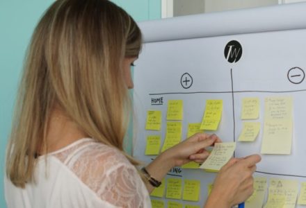 Lors d'un atelier d'arborescence