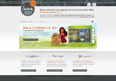 LunaWeb - Site internet version 4