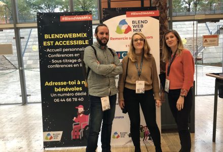 Damien, Luisa et Amélie se sont rendus à Blend 2019