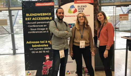 Damien, Luisa et Amélie se sont rendus à Blend 2019