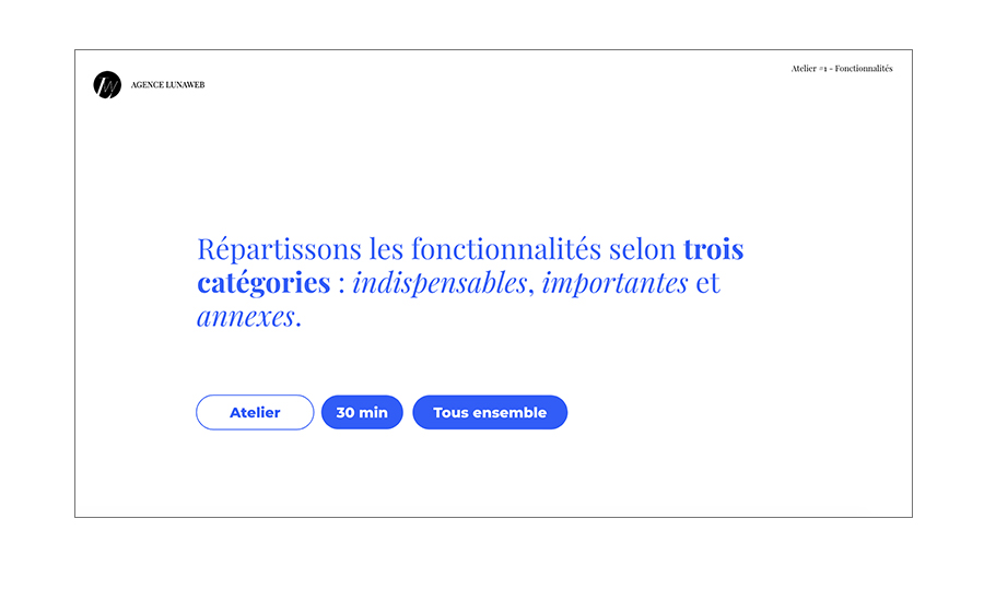 atelier fonctionnel choose me a feature classification