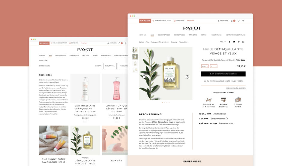 payot fiche produit