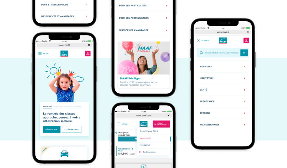 maaf accueil mobile