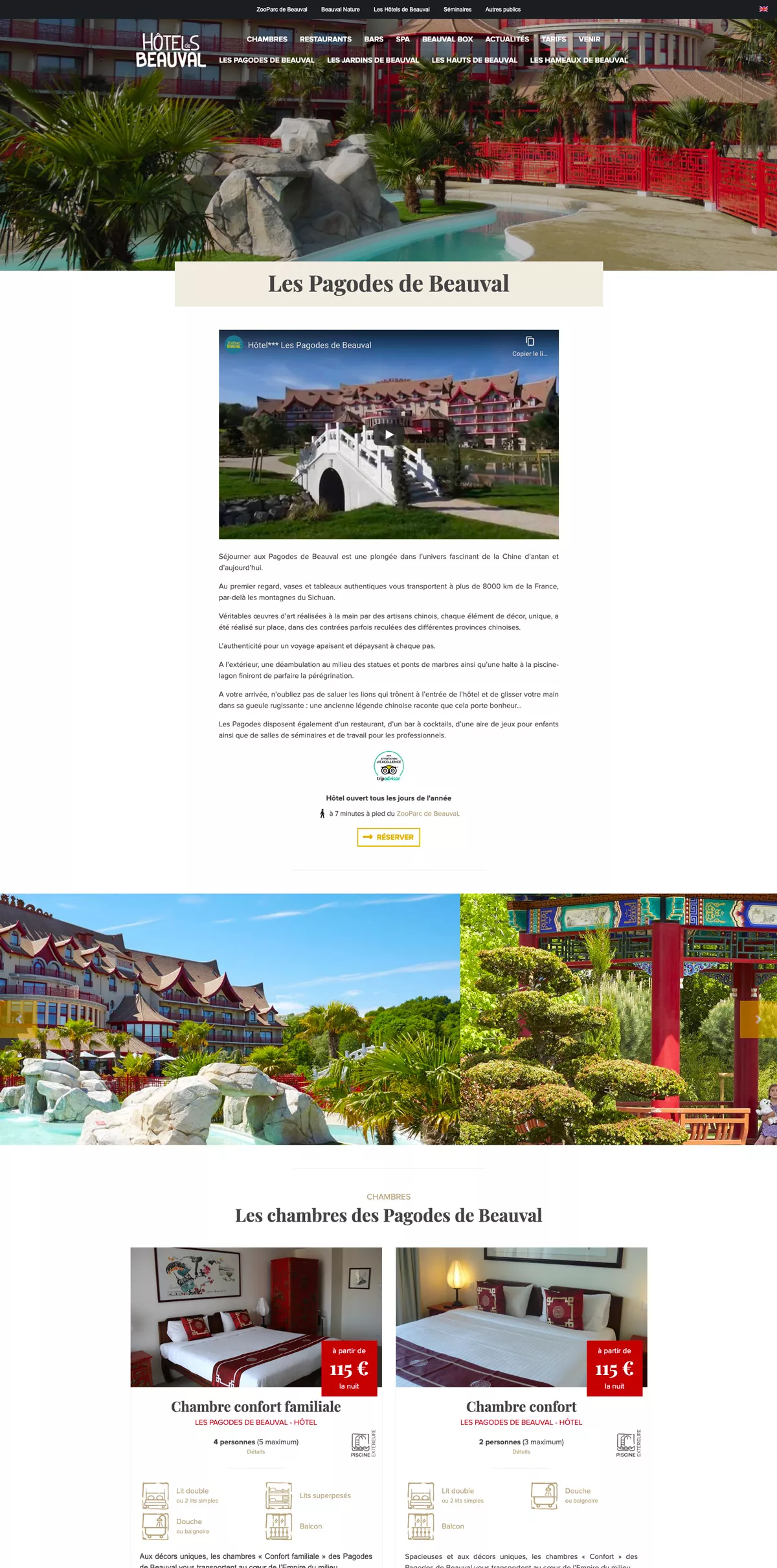 ancien site hotels de beauval