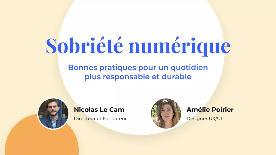 Participez à notre webinaire sur la sobriété numérique.