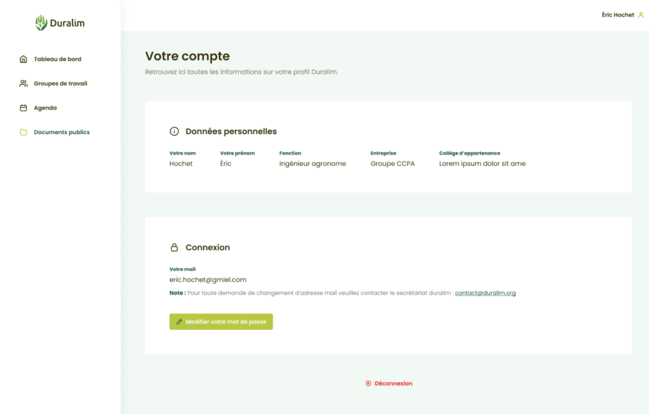 Extranet Duralim