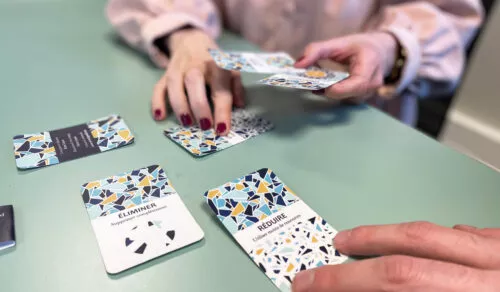 La méthode COEUR, une jeu de cartes de simplification inventé par Rémy Guyot