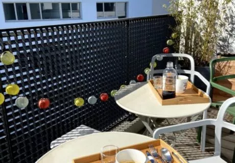 La terrasse de l'Agence LunaWeb à Rennes