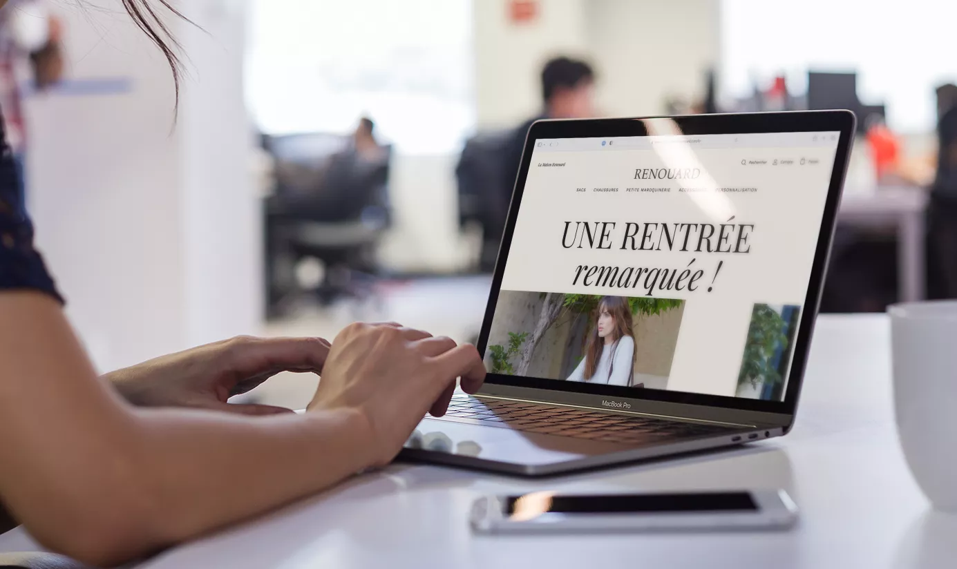 Notre site de e-commerce pour Renouard