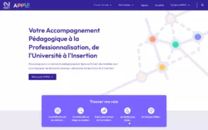 Webdesign du site de l'APPUI - Rennes 2