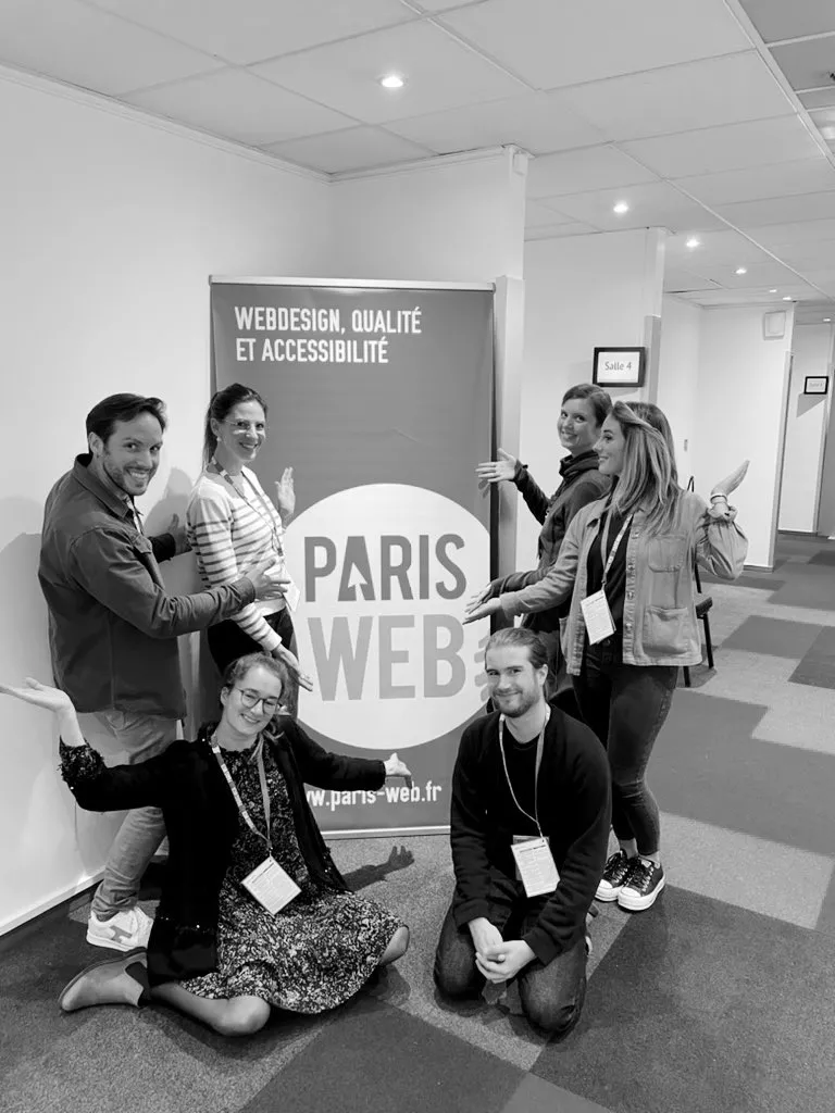 L'équipe de LunaWeb était à Paris Web 2022