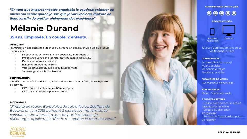 exemple de fiche persona UX