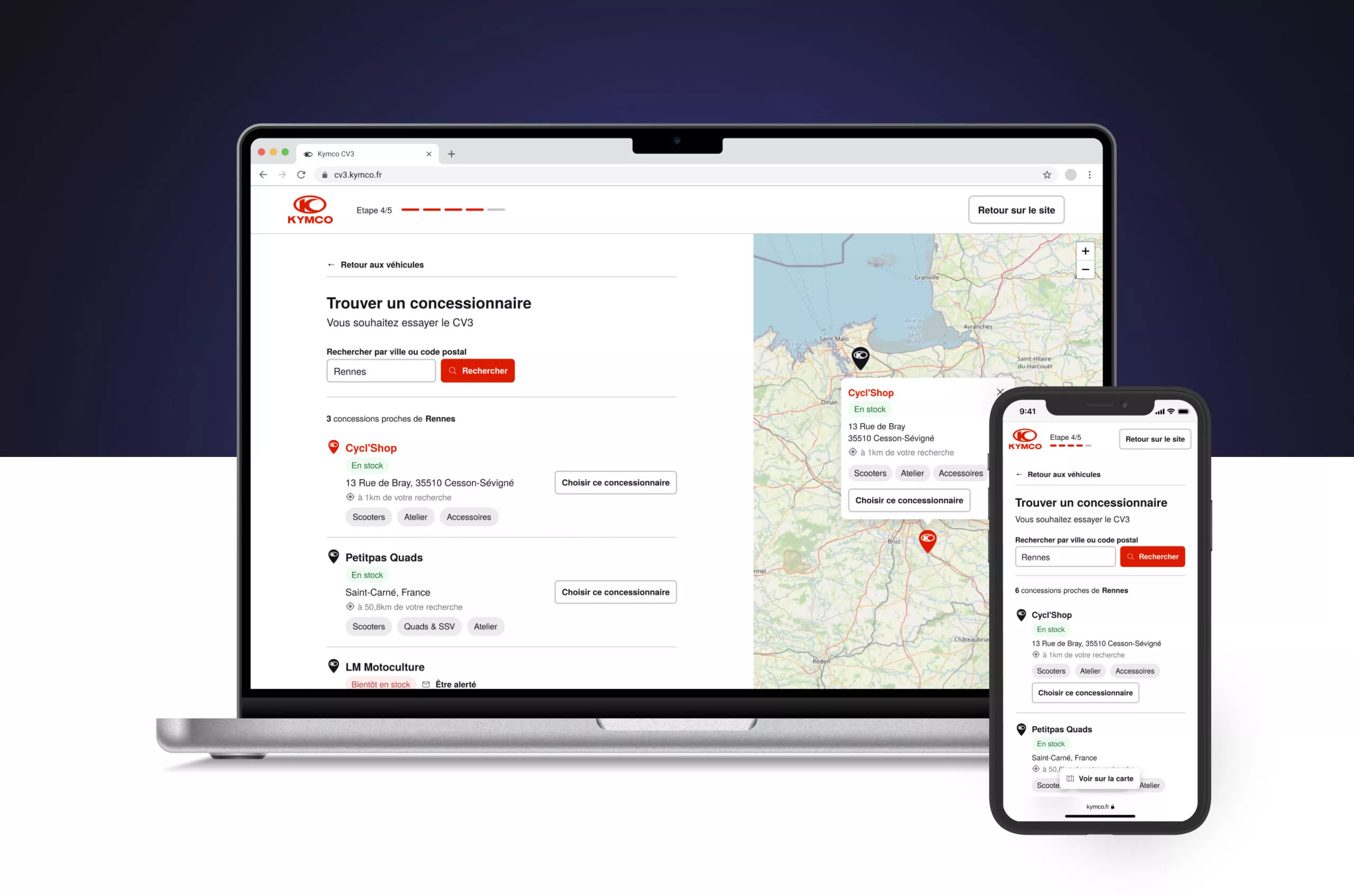 Kymco Mockup Drive-to-Store