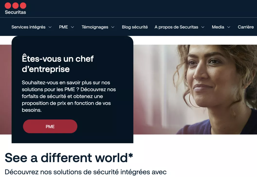 Securitas Capture d'écran