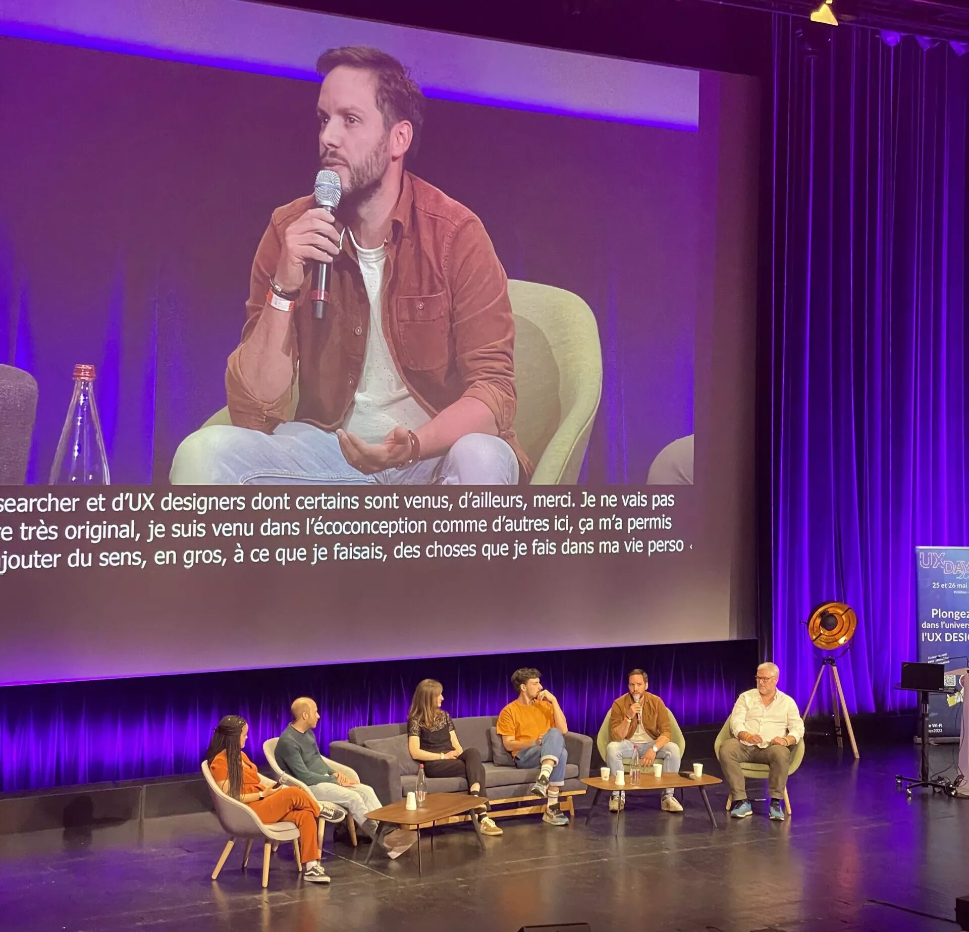 Partage de connaissances lors d'une table ronde aux UX avec Damien Legendre de LunaWeb