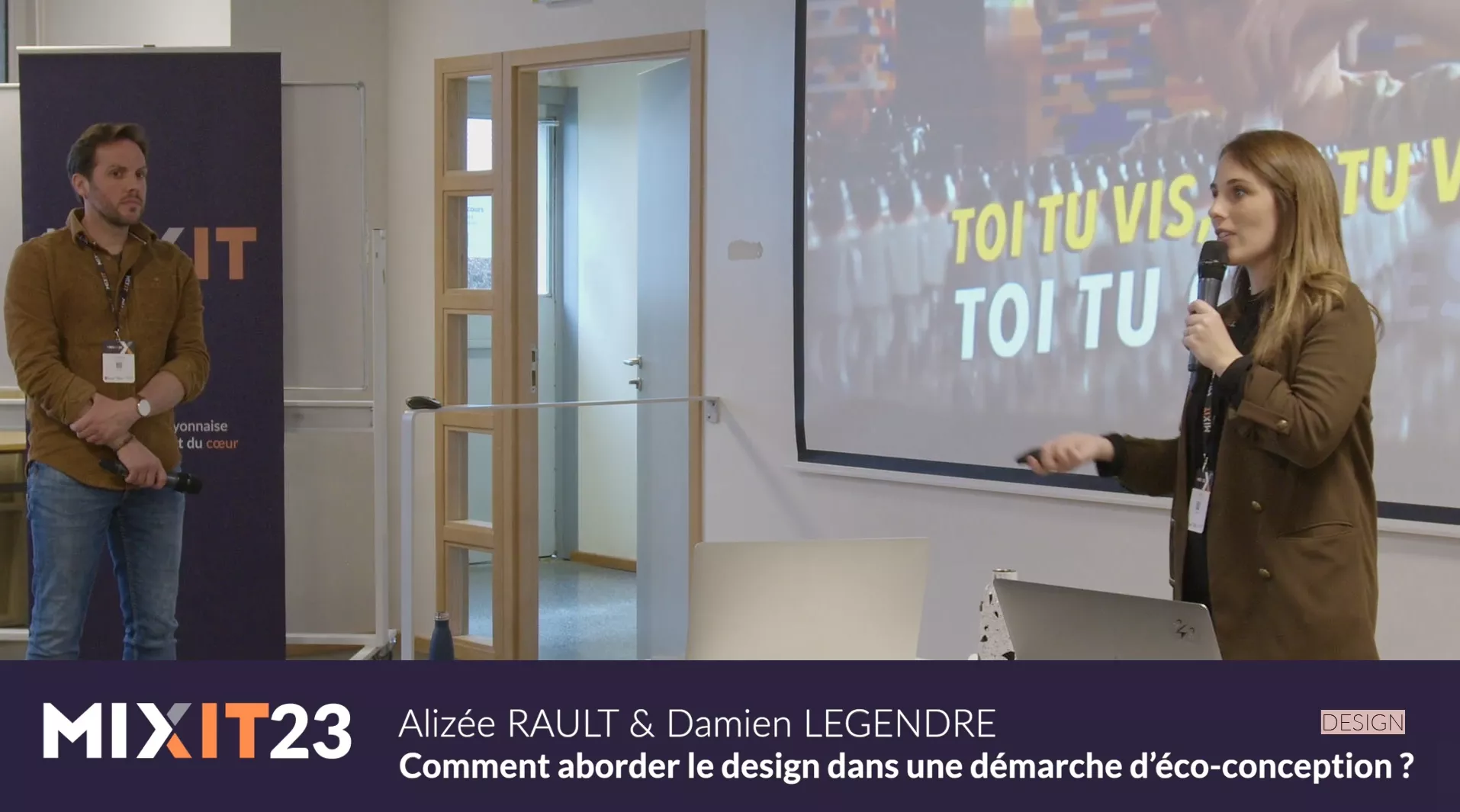 Mixit 23 Alizée et Damien conférence