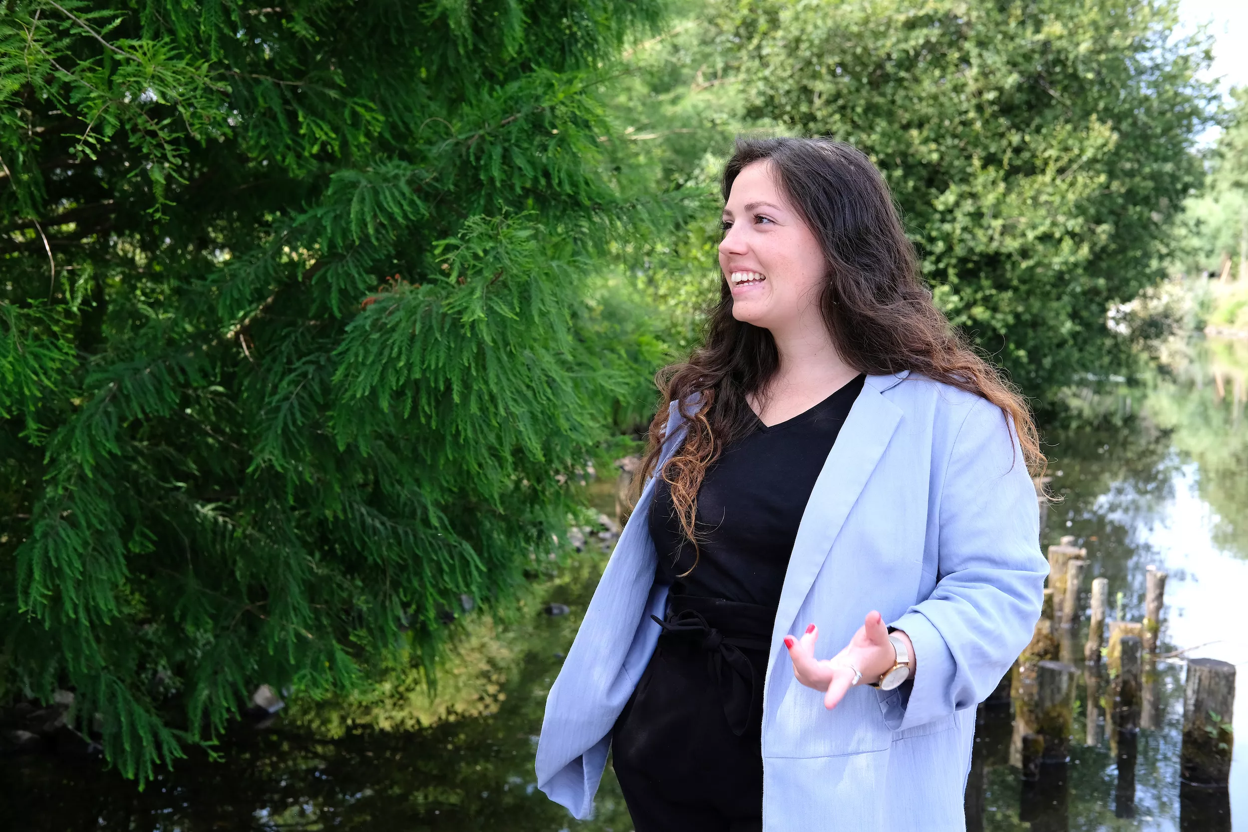 Ynès Aubry, chargée de communication dans l'équipe