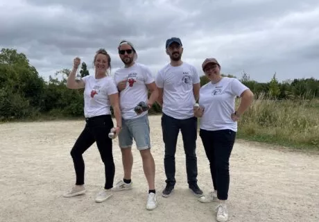 Partie de pétanque endiablée chez LunaWeb