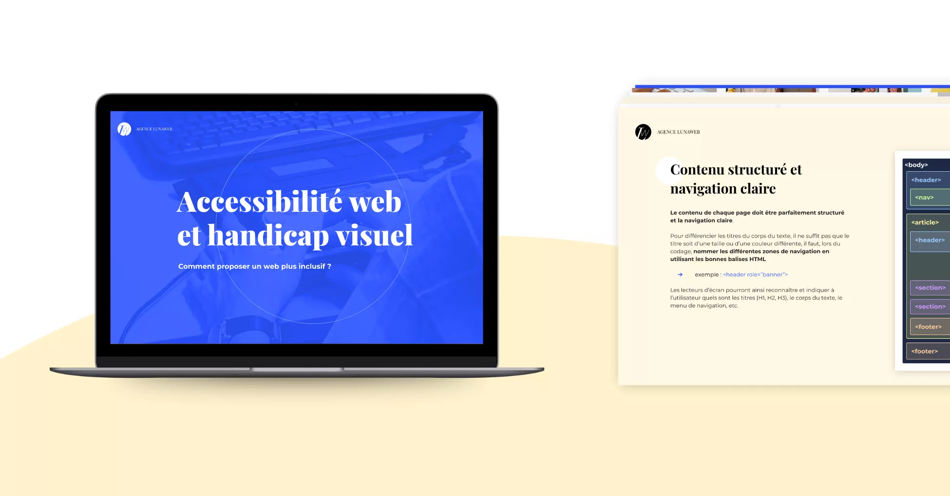 Visuel du livre blanc Accessibilité web et handicap visuel